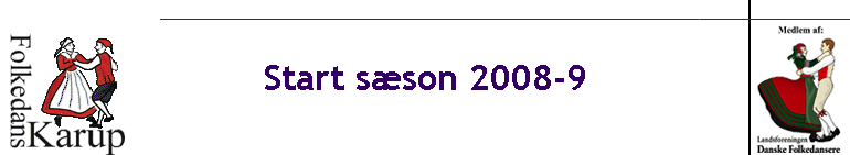 Start sæson 2008-9